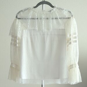 Raoul White Lace Blouse